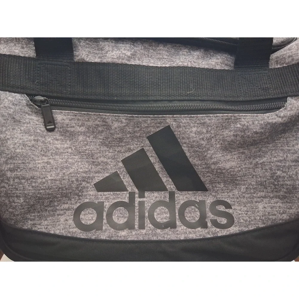 Adidas Duffel Bag Men Small Grey Good Defender III Gym Travel Bag 976309-H